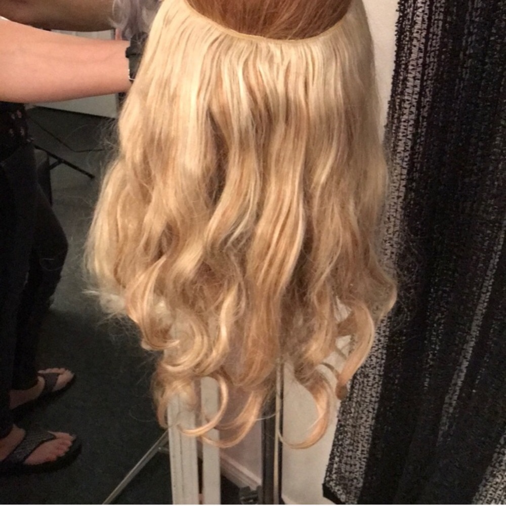 Halo hair extensions 16 in synthetic sold